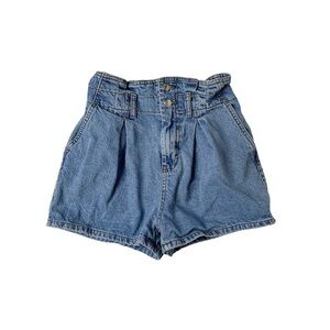 Topshop Women’s Paper Bag Denim Shorts Size 6